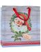 Подаръчна торбичка Zoewie - Happy Santa, 33.5 x 12 x 33 cm - 1t
